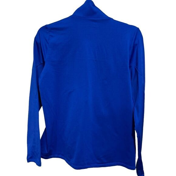 Under Armour Authentics ColdGear 1/2 Zip T-Shirt Pullover Royal Blue Jacket - Picture 9 of 11
